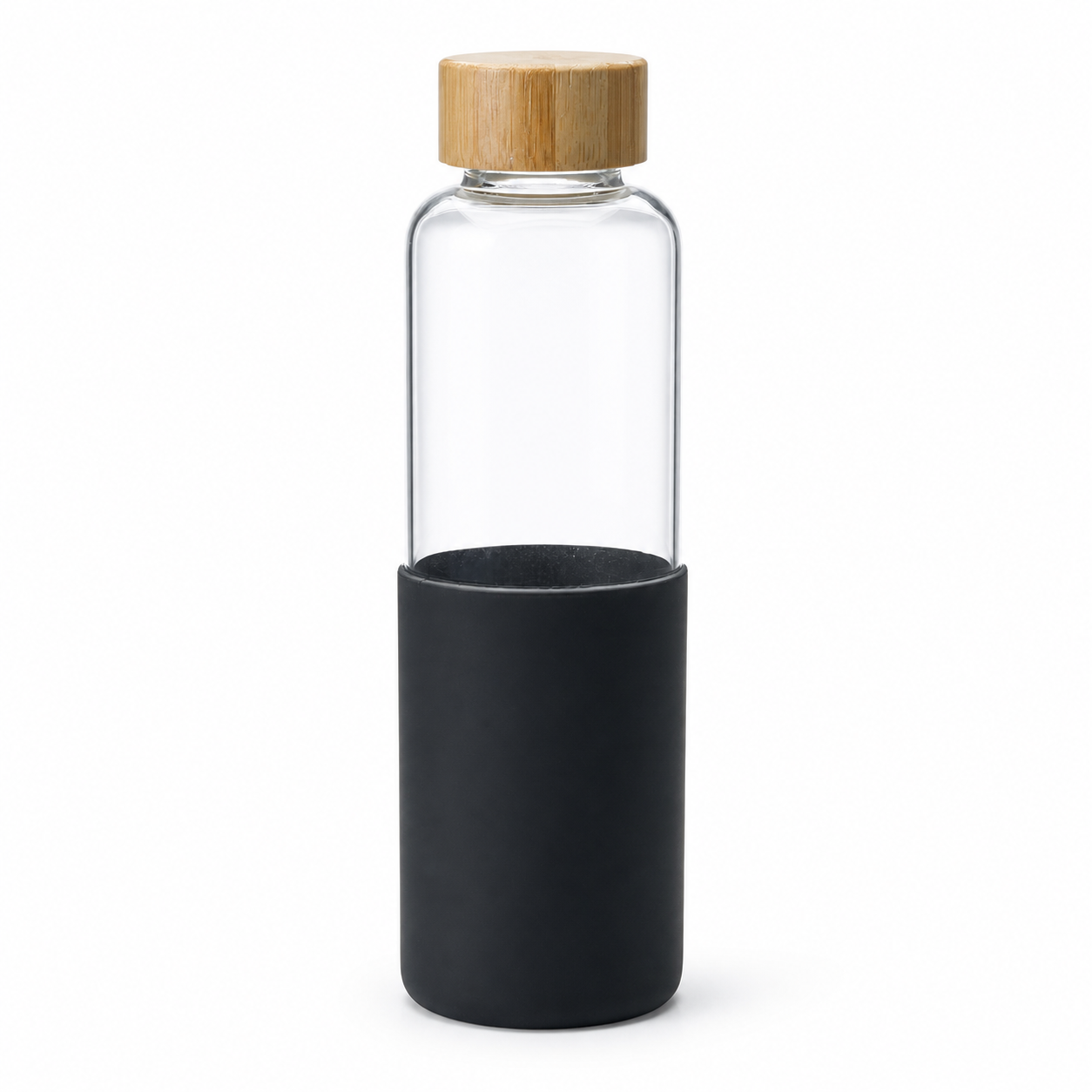 20 oz Borosilicate Glass Bottle with Silicone Sleeve