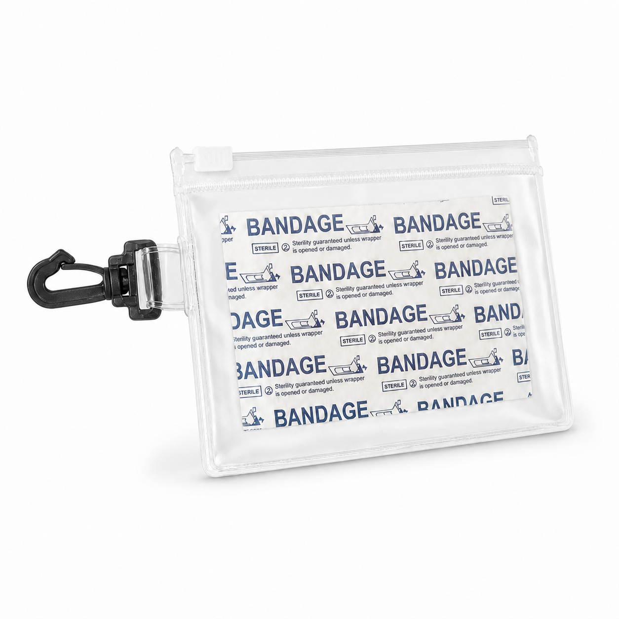 15-Piece Travel First Aid Kit in PVC Pouch