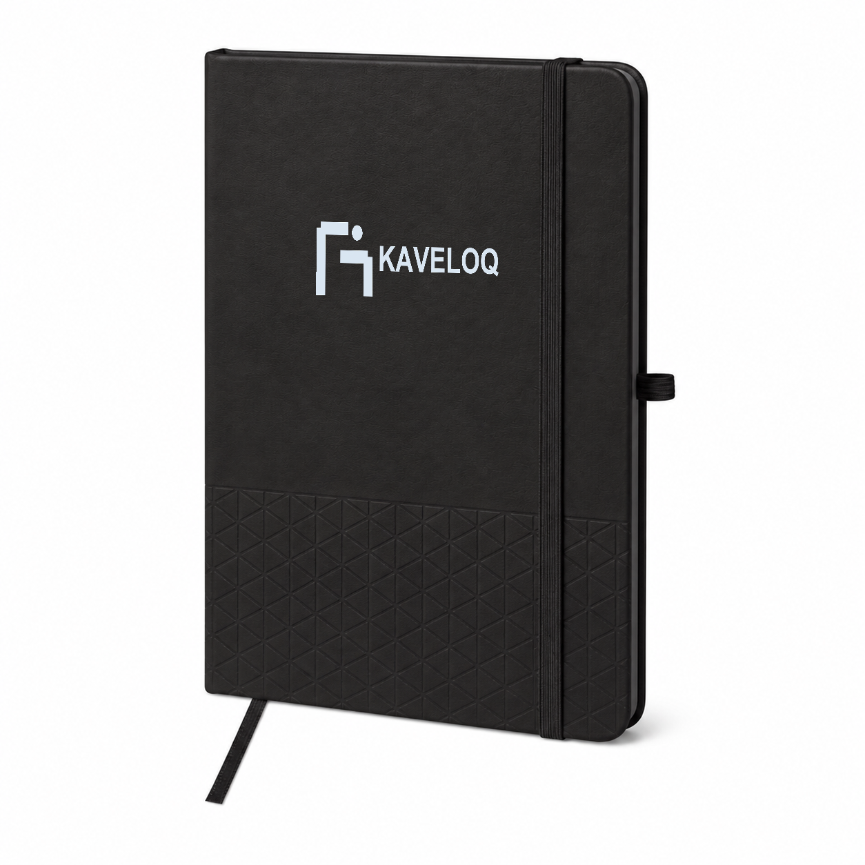 FSC-Certified 70-Page Lined Journal — Black — Demo