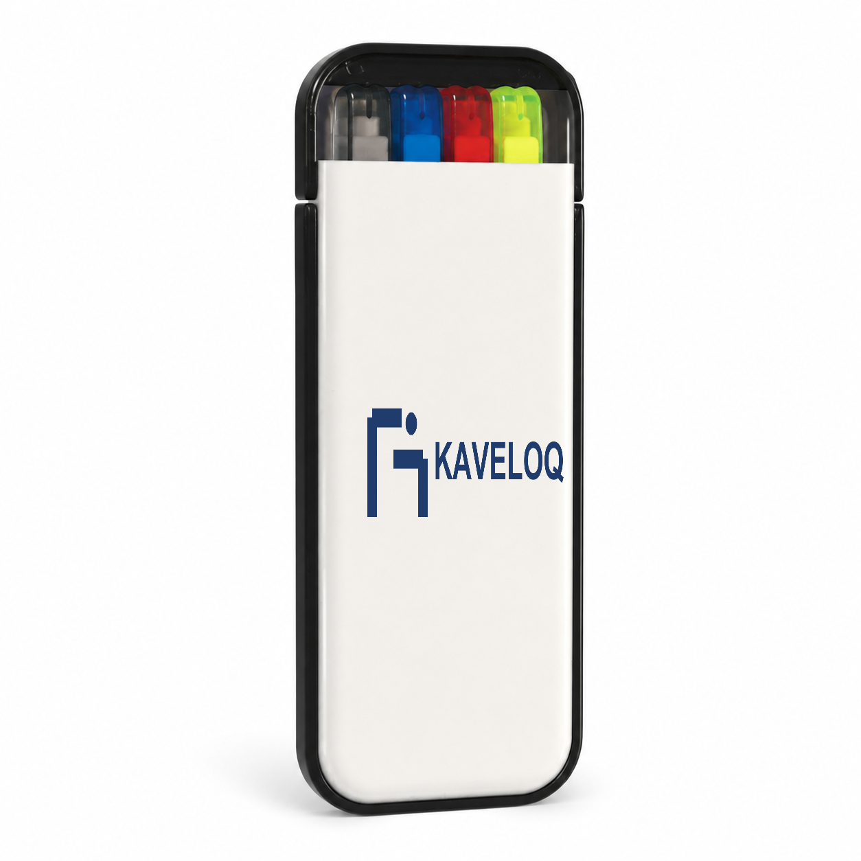 Four-Piece Pocket Writing Kit — White With Black — Demo