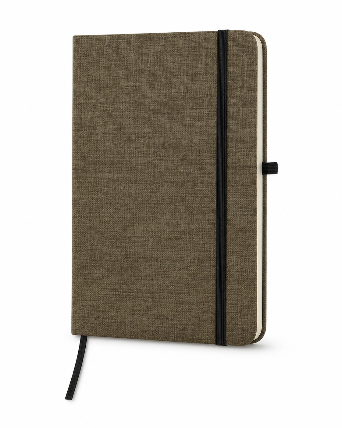 Heathered Polycanvas Journal with Pen Loop