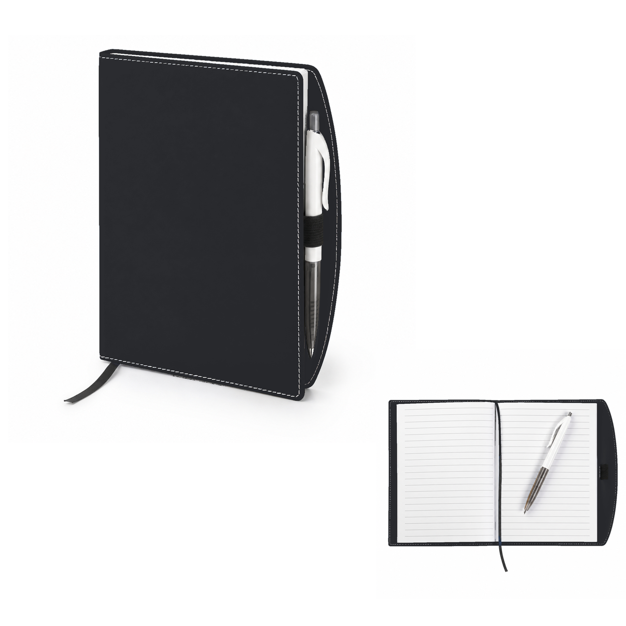 Notebook and Pen Set with Bookmark