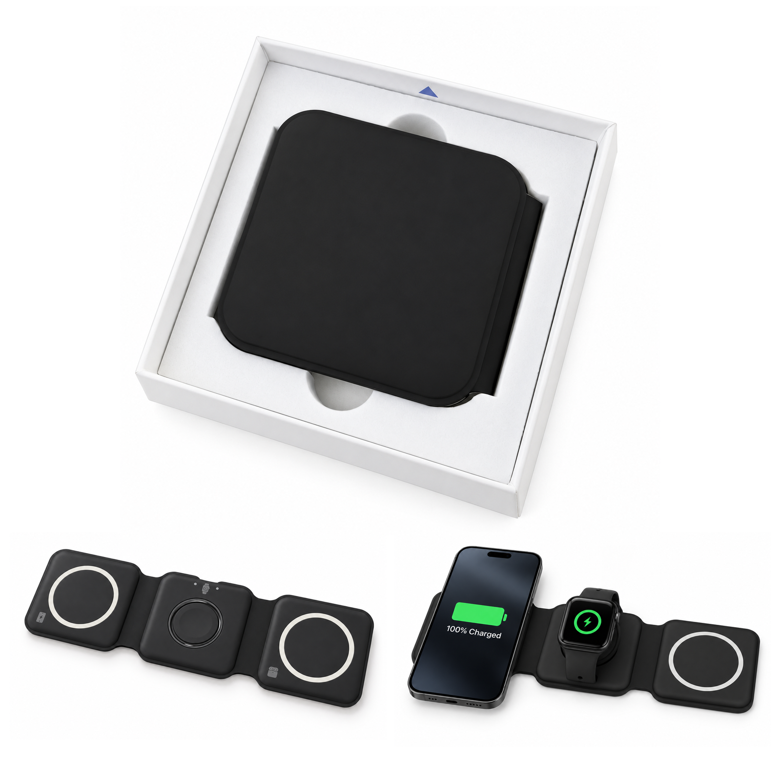 3-in-1 Folding Travel Wireless Charger
